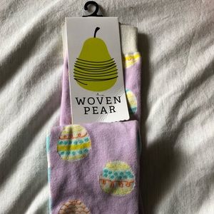NWT Woven Pear Socks